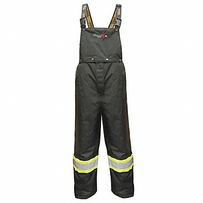 Flame Resistant Rain Bib Overall Black S