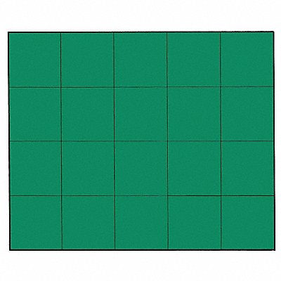 Magnetic Squares 3/4 in W Green PK20