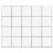 Magnetic Squares 3/4 in W White PK20