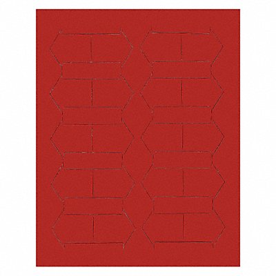 Magnetic Arrows 3/4 in W Red PK20