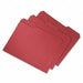 Folder Letter 1/3 Cut Rcycld Red PK100
