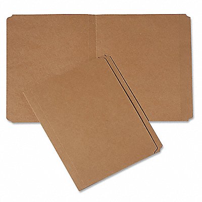 Folder Letter Staight Cut Kraft PK100