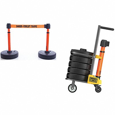 PLUS Barricade Orange Forklift Traffic