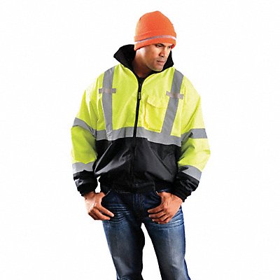 H8437 Jacket Insulated 3XL Yellow 30-1/2inL