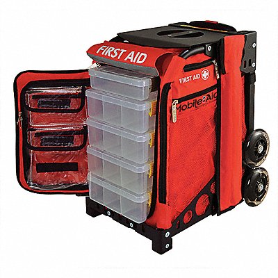 Rolling Aid Bag 14Dx18-1/2Hx12-1/4W in.