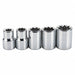 Socket Set Chrome Drive Size 3/8 8Point