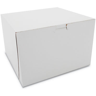 BOX,CAKE,9X9X6,LCKCRNR,WH