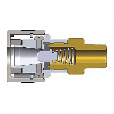 Quick Connect Plug Male 2.22 Aluminum