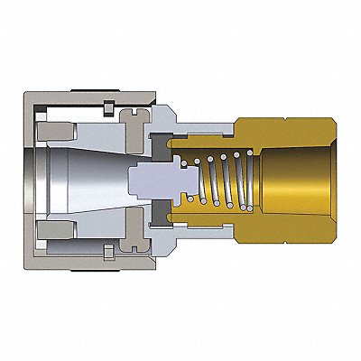 Quick Connect Plug Female 2.10 Aluminum