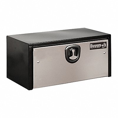 Black Steel Box W/ S/S Door 14X16X36