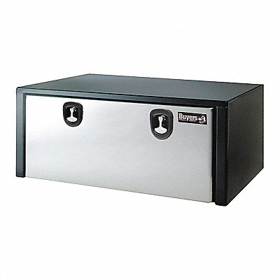 Black Steel Box W/ S/S Door 24X24X48