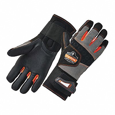 Gloves Anti-Vibe Wrist Supprt Blk M PR