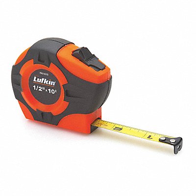 Tape Measure Orange 12 ft L 3/4 W