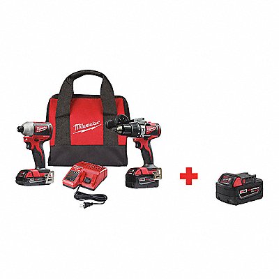 Cordless Combination Kit 2 Tools 18V DC