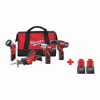 Cordless Combination Kit 4 Tools 12V DC