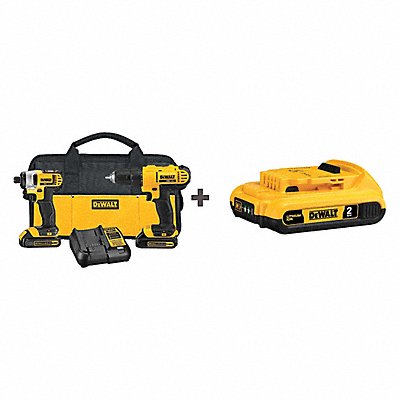 Cordless Combination Kit 2 Tools 20V DC