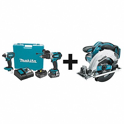 Cordless Combination Kit 3 Tools 18V DC