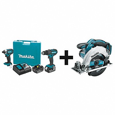 Cordless Combination Kit 3 Tools 18V DC