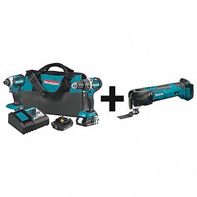 Cordless Combination Kit 3 Tools 18V DC