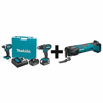 Cordless Combination Kit 3 Tools 18V DC