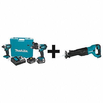 Cordless Combination Kit 3 Tools 18V DC