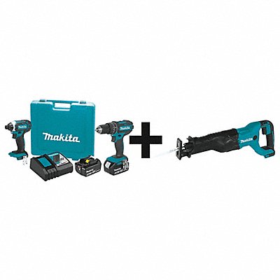 Cordless Combination Kit 3 Tools 18V DC