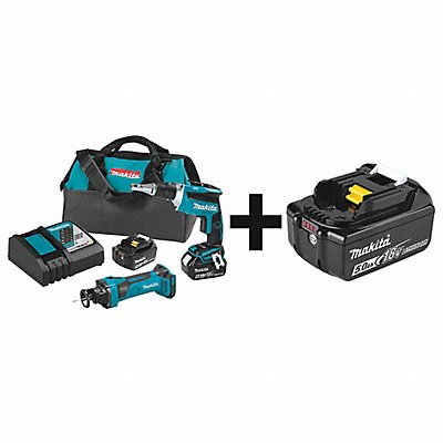 Cordless Combination Kit 2 Tools 18V DC