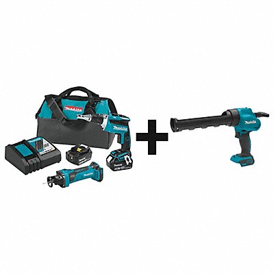 Cordless Combination Kit 3 Tools 18V DC