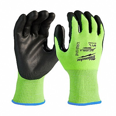 HIGH VIS GLOVE CUT 2 L PK12