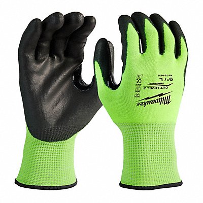 HIGH VIS GLOVE CUT 3 2XL PK12