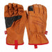 Goatskin Leather Work Gloves L PR