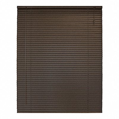 Aluminum Blind 36 W x 72 L Brown