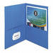 Folder 2-Pocket Letter Blue PK25