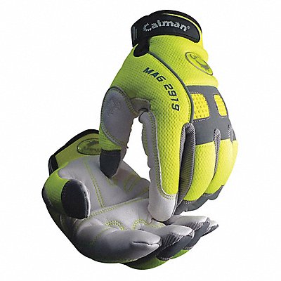 Mechanics Gloves Goat Grain Hi-Viz XL PR