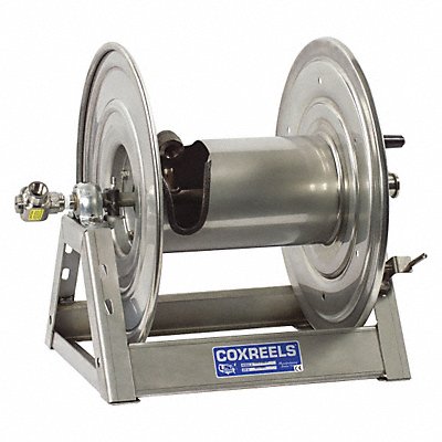 Hand Crank Hose Reel 100 ft 1/2 ID SS