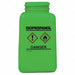 ESD Bottle 101.6mm H Green 53.98mm Dia