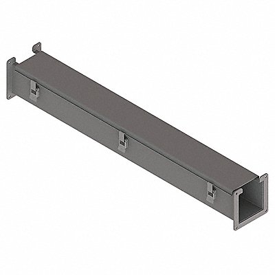 Lay-In Wireway 3 ft 4inWx4inH Steel