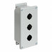 Pushbutton Enclosure 9.50 in H 4 Holes