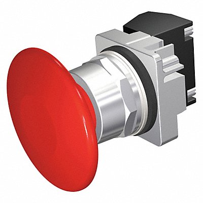 Non-Illuminated Push Button Plastic Red