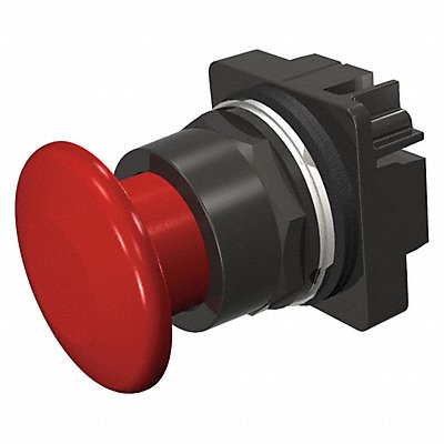 Push Button Operator Mushroom Red