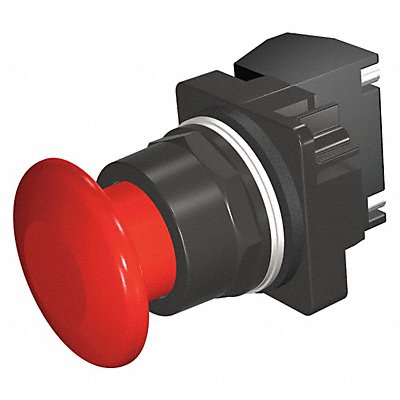 Non-Illuminated Push Button Plastic Red