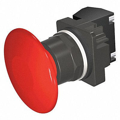 Non-Illuminated Push Button Plastic Red