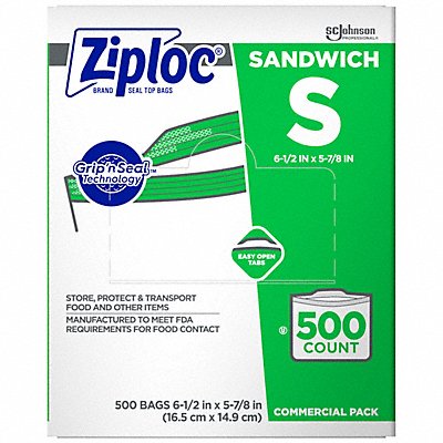 Reclosable Poly Bag Zip Seal PK500