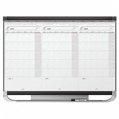 Calendar Planner 3 Month 24in.Hx36in.W