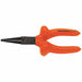 Round Nose Plier 6-7/8 L Serrated