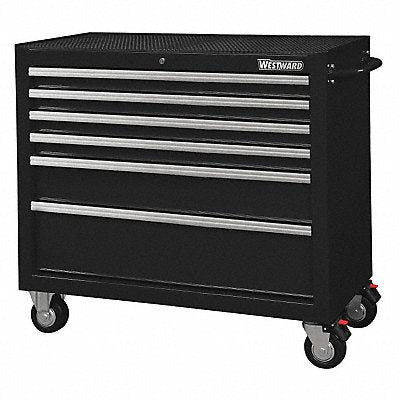 Rolling Tool Cabinet Black Heavy Duty