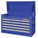 Powder Coated Blue Light Duty Top Chest