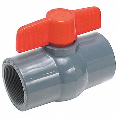 PVC Ball Valve Inline FNPT 1-1/4 in
