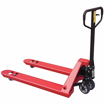 Pallet Jack 5500 lb Quiet Steel Red