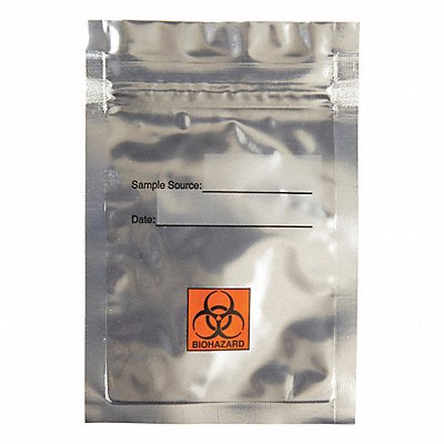 Foil-Barrier Bag 5 1/8 in L CLR PK100